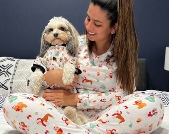 Cozy Cacti-themed Matching Dog and Owner Sweatshirt Set for Ultimate