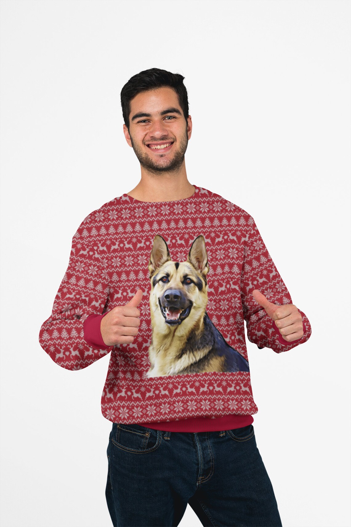 marks and spencer dog christmas jumper