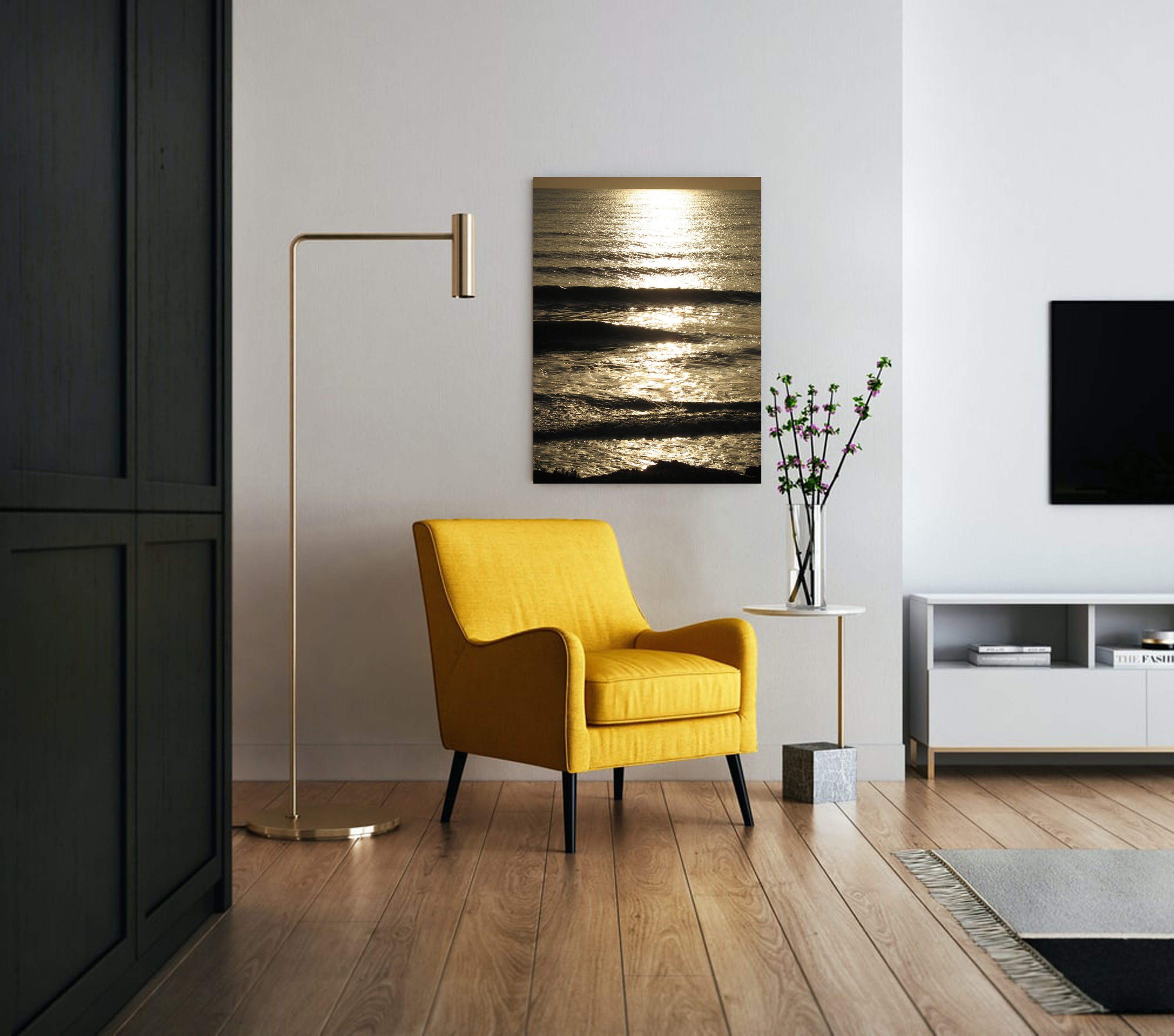 Sonnenaufgang über dem Meer für Bad Bild bedruckbar Digital | Etsy