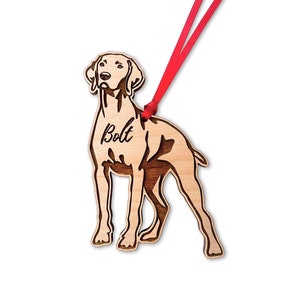 Personalized Rhodesian Ridgeback Christmas Ornament