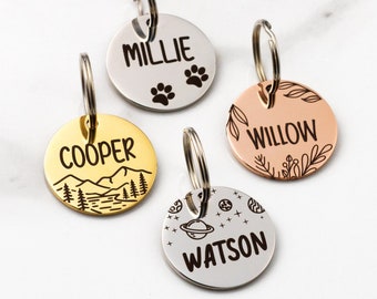 Dog - Dog Tag - Dog Tag Personalized - Custom Dog Tag - Dog Tags for Dogs - Dog Name Tag - Pet Tag - Pet ID Tag - Dog ID Tag - Puppy Tag