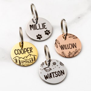 Dog - Dog Tag - Dog Tag Personalized - Custom Dog Tag - Dog Tags for Dogs - Dog Name Tag - Pet Tag - Pet ID Tag - Dog ID Tag - Puppy Tag