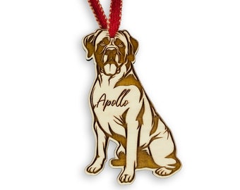 English Mastiff Christmas Ornament - English Mastiff Dad Mom Gifts Memorial