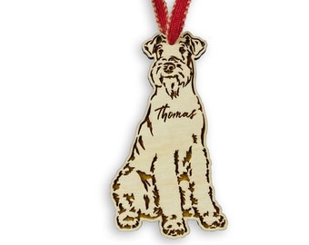 Airedale Terrier Christmas Ornament - Airedale Terrier Gift Memorial