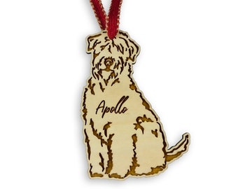 Personalized Wheaten Terrier Christmas Ornament - Wheaten Terrier Dad Mom Gift Memorial