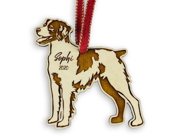 brittany spaniel ornament