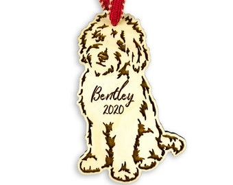 cavapoo christmas ornament