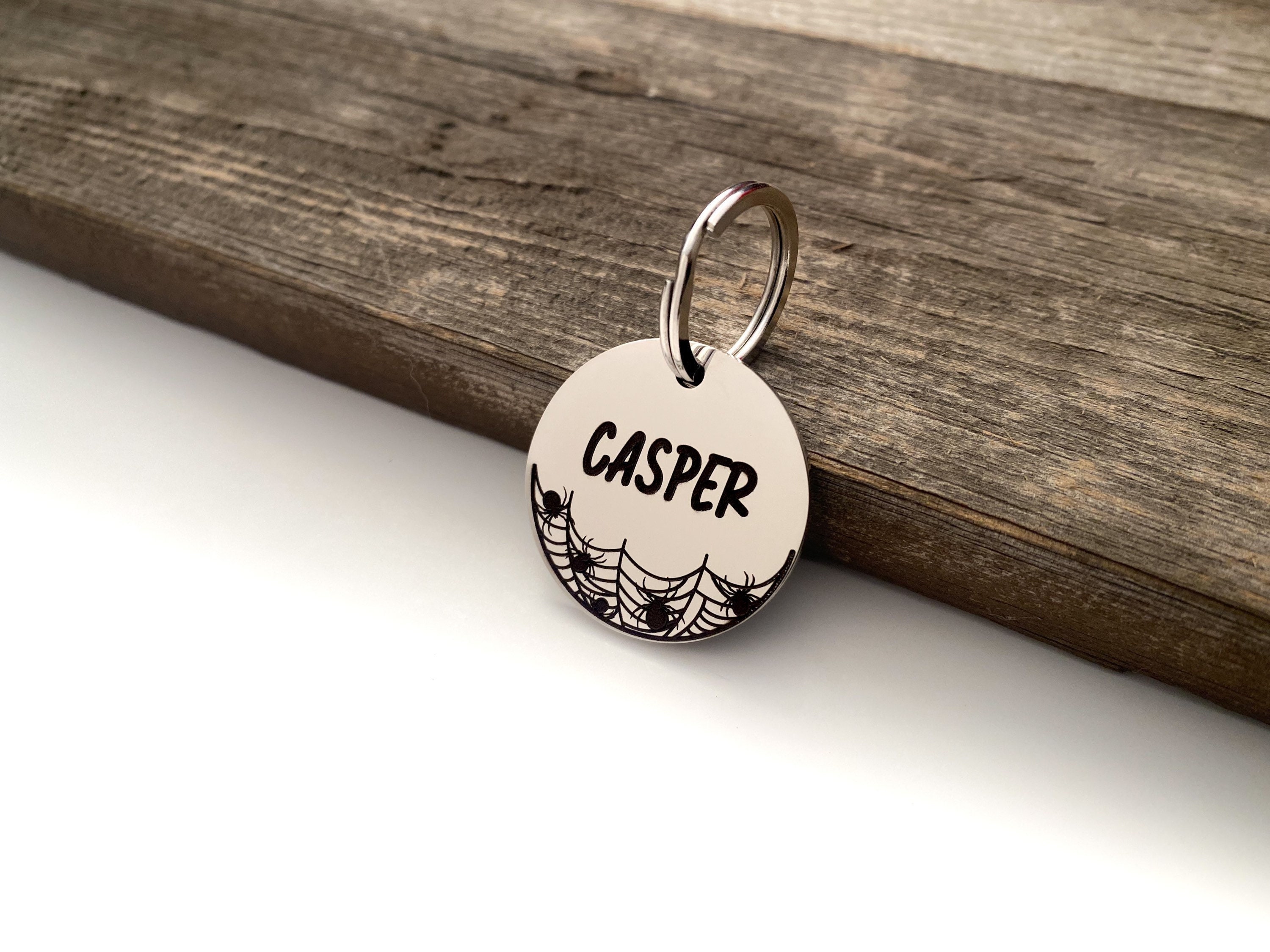 Halloween Dog Tag Personalized Halloween Themed Dog Tag With Etsy