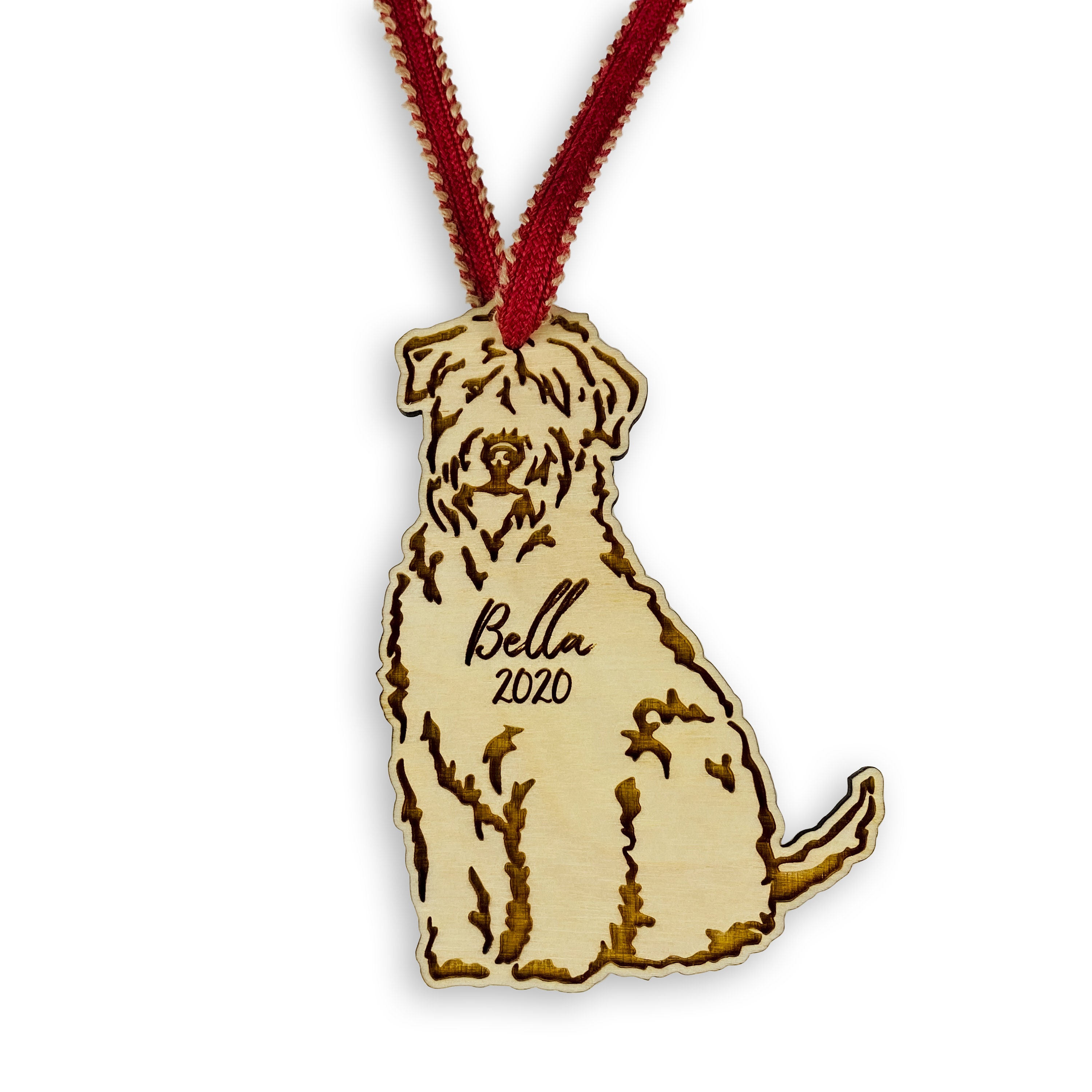 Personalized Wheaten Terrier Christmas Ornament Wheaten Etsy
