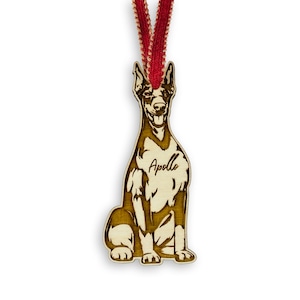 Doberman Pinscher Christmas Ornament - Doberman Pinscher Dad Mom Gift Memorial