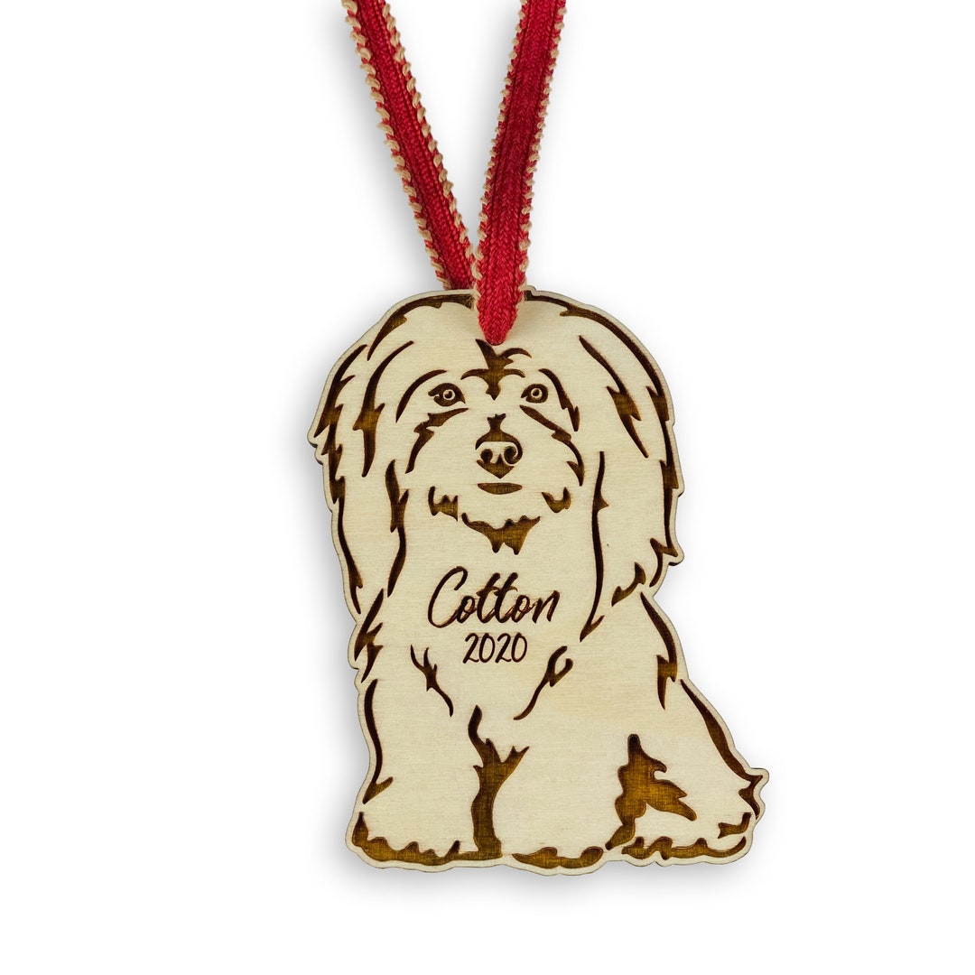 Coton De Tulear Christmas Ornament Coton De Tulear Dad Mom Etsy