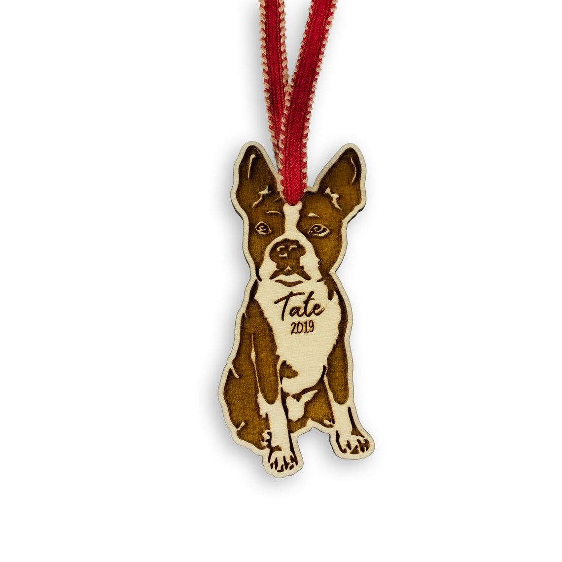 Boston Terrier Christmas Ornament Boston Terrier Mom Gift Etsy
