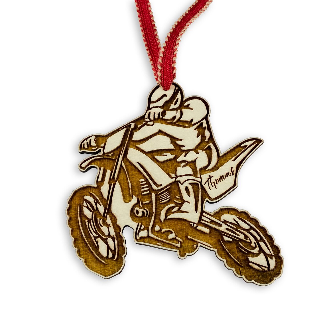 Personalized Dirtbike Motocross Christmas Ornament Etsy