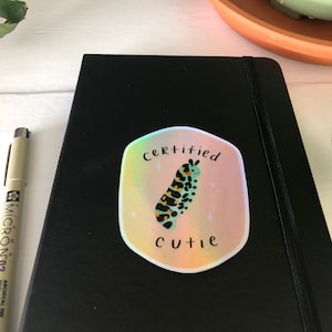 Cute Bug Stickers,  Goblincore Aesthetic , Water Bottle Stickers Holographic, Laptop Accessories Cute Worm, Gifts For Naturalist, Millipede