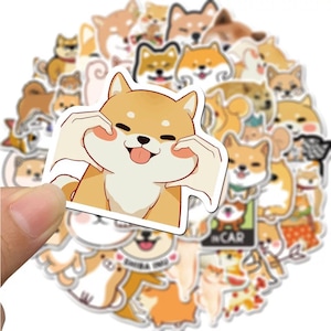 SCEGLI Adesivi Shiba Inu CASUALI / Adesivi in vinile impermeabili per auto, laptop, bottiglie d&#39;acqua, mobili, diari