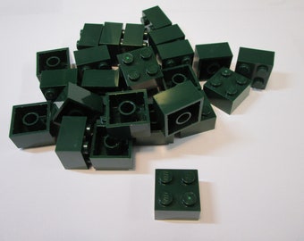 Lego New Bulk Lot of 50 1x2 Green  Bricks Blocks 1 x 2 Building Brick