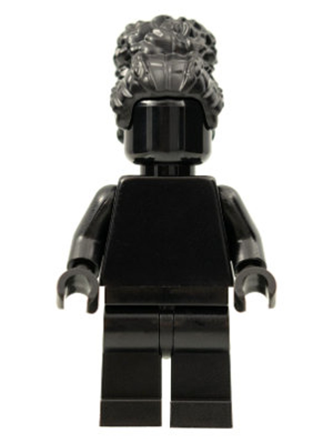 Lego Black Monochrome With Coiled High Bun Minifigure - Etsy
