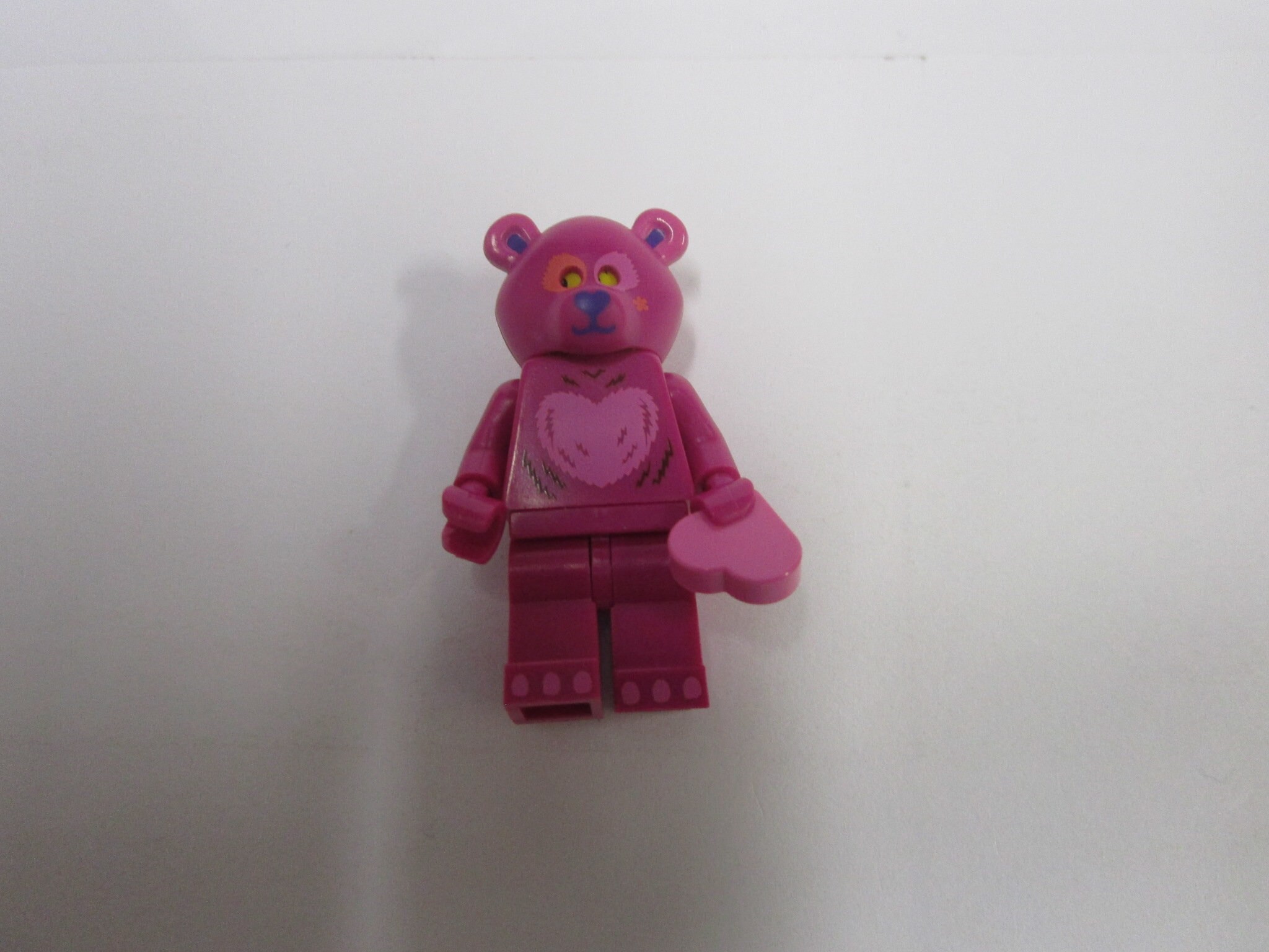 lego bear with heart
