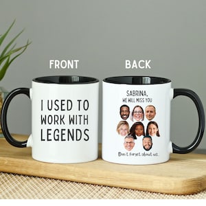 Retired Coworker Gift / Colleague Leaving Gift / Coworker Retirement Mug / Leaving Job Gift / Retirement Gifts for Women, Men / Retired Mug image 1