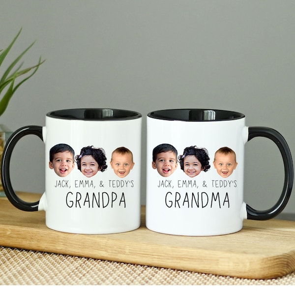 Personalized Baby Face Mug: Grandparent Photo Gift