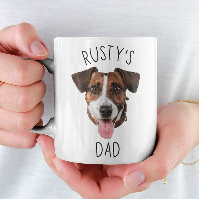 Dog Face Mug / Custom Dog Mug / Personalized Dog Mug / Dog Mom Mug / Dog Dad Mug / Custom Pet Mug 