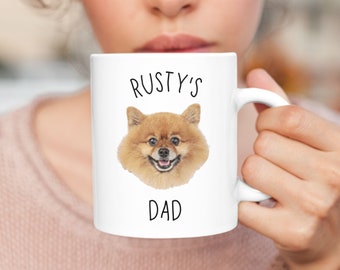 Dog Face Mug / Custom Dog Mug / Personalized Dog Mug / Dog Mom Mug / Dog Dad Mug / Custom Pet Mug / Dog Lovers Gift