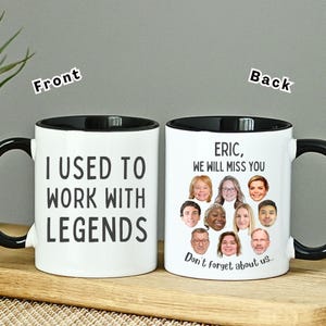 Personalized Retirement Mug: "I Used To Work With Legends" - Custom Coworker Gift