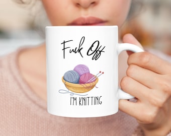 Funny Knitting Mug: Sassy Knitter Gift