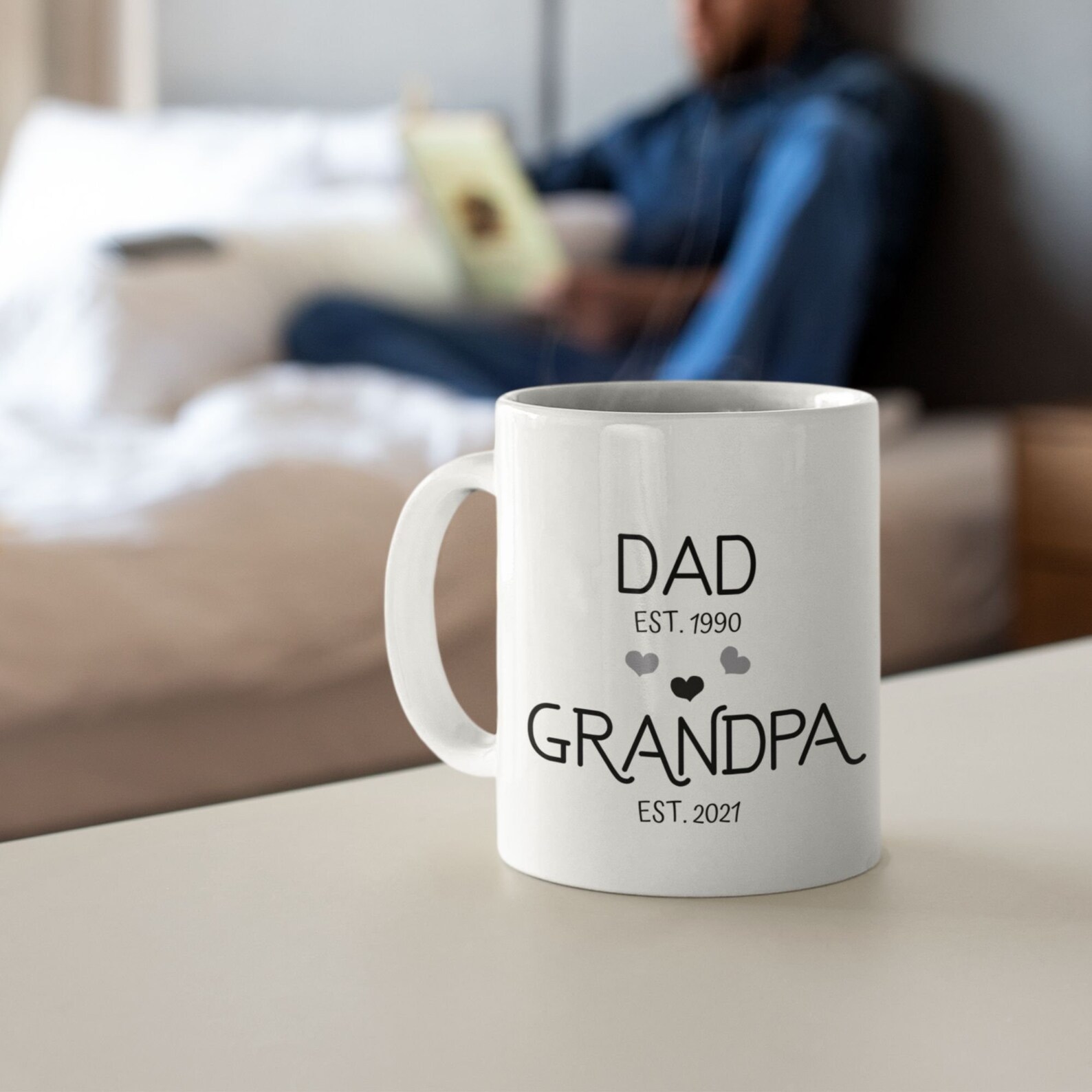 Grandpa Mug / Dad to Grandpa Mug / New Grandpa Gift / Etsy