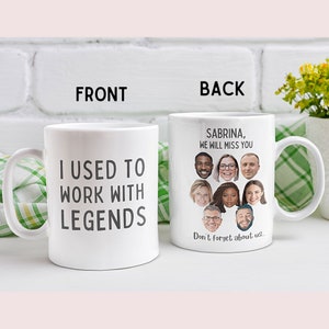 Retired Coworker Gift / Colleague Leaving Gift / Coworker Retirement Mug / Leaving Job Gift / Retirement Gifts for Women, Men / Retired Mug image 5