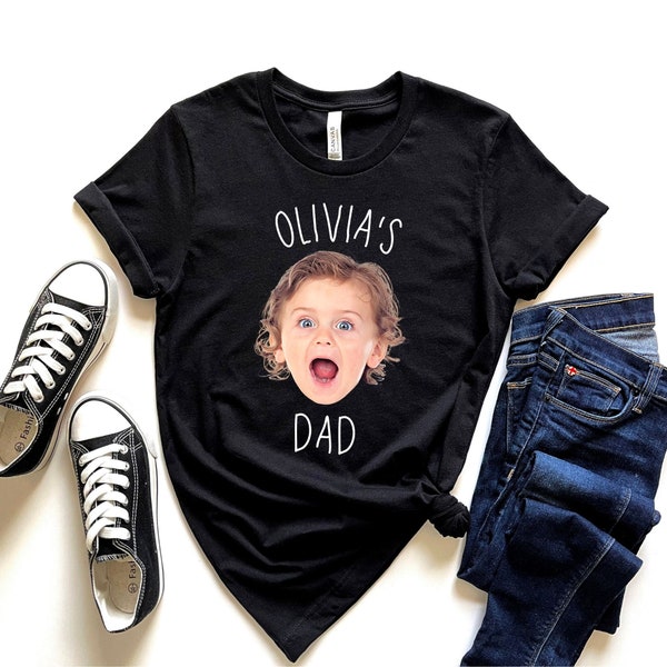 Custom Baby Face shirt / Baby Face shirt / Personalized Baby Face Shirt / Shirt For Dad / Baby Photo Shirt / New Father's Day Gift