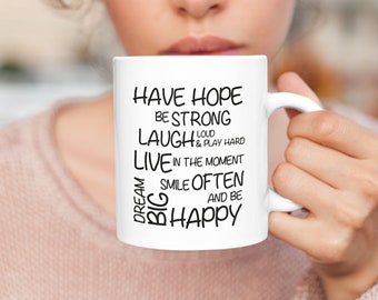 Inspirational Quote Coffee Mug: Positive Affirmation Gift