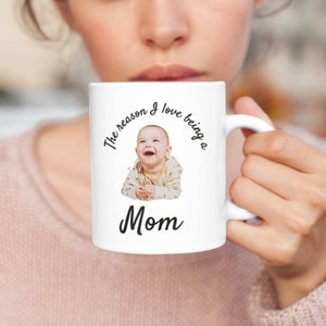 New Mom Photo Mug: Personalized Baby Announcement Gift