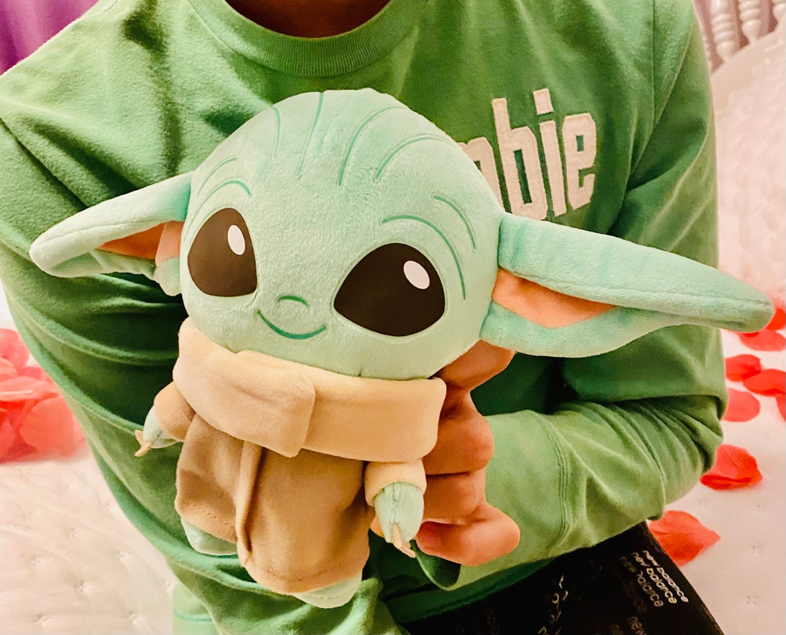 Christmas Baby Yoda Plush Toy Gift Mandalorian Gifts for Girls Etsy UK