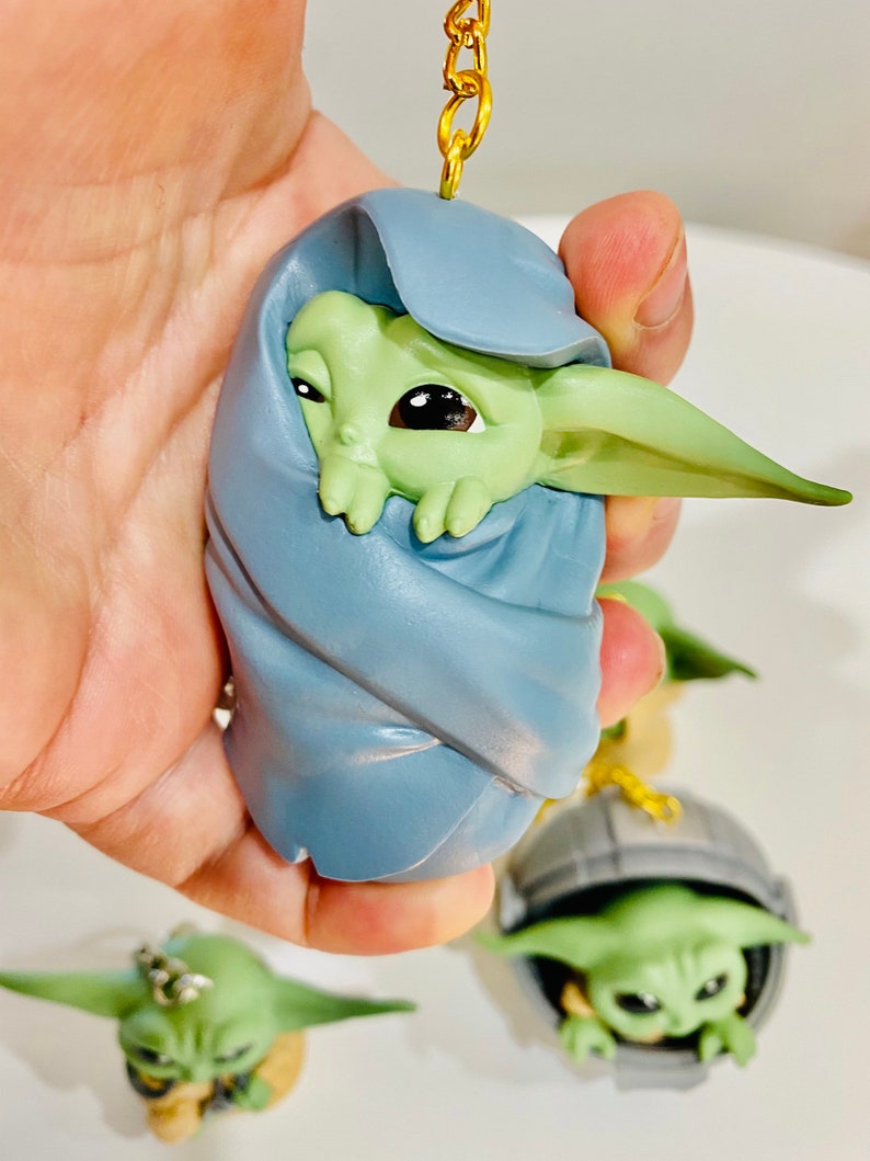 baby yoda rear view mirror