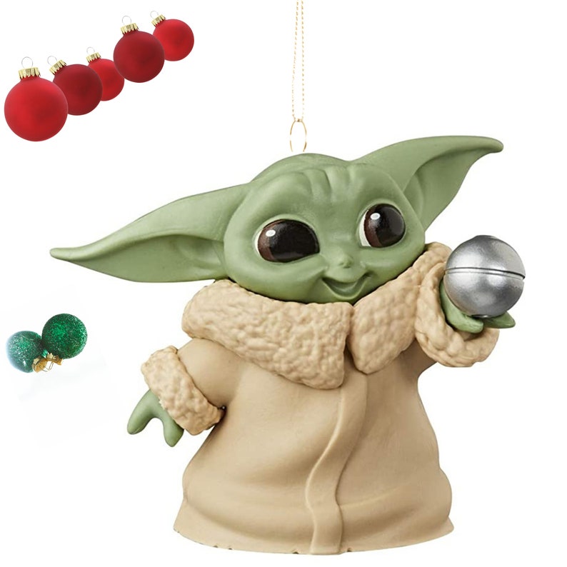 Baby Yoda Holiday ornament Free Shipping Etsy
