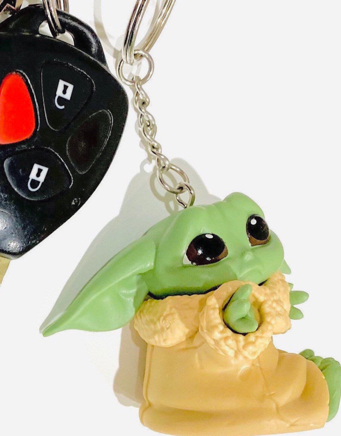 Baby Yoda Keychain Custom Baby Yoda Figure Baby Yoda Holiday Etsy