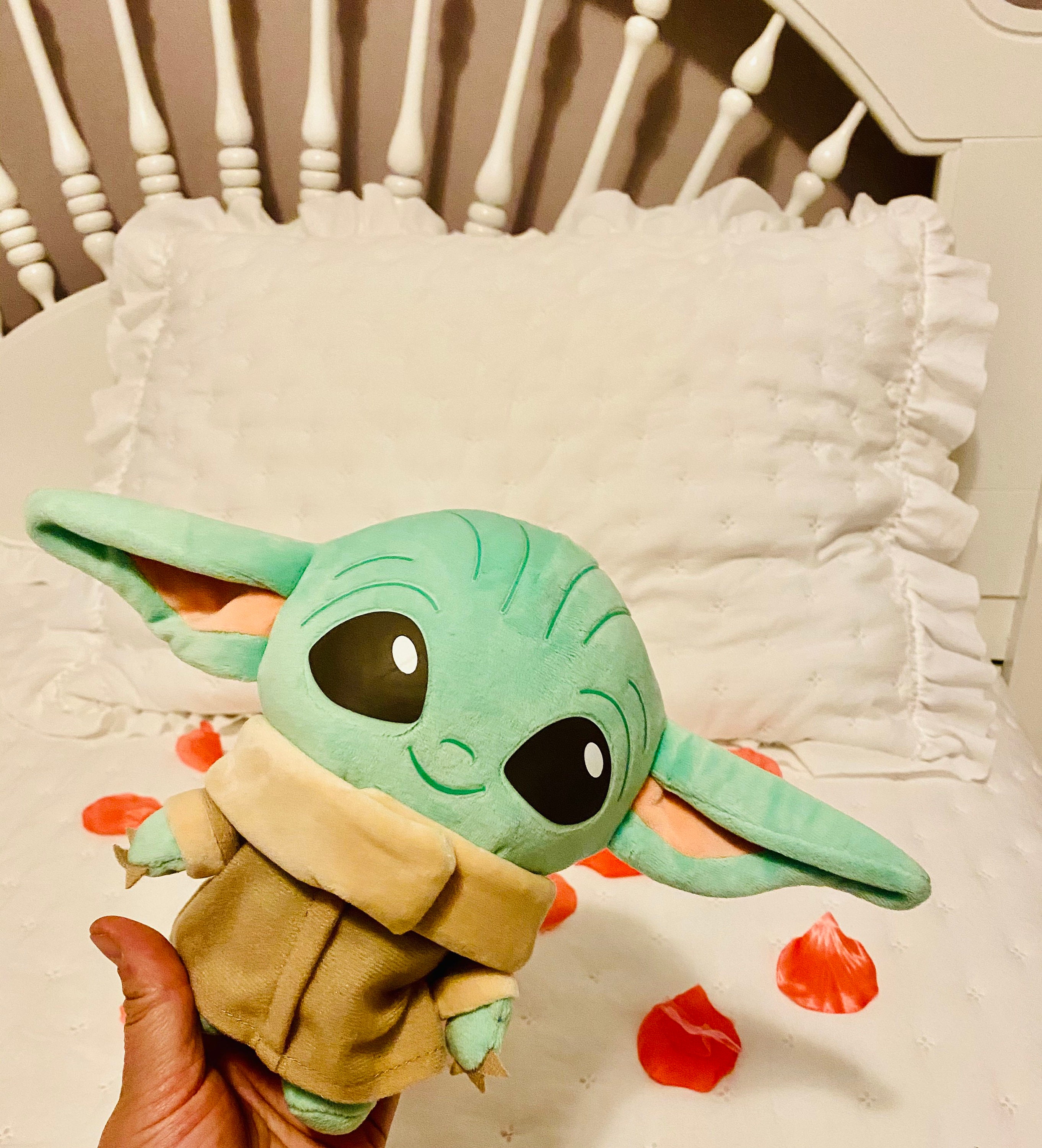 Christmas Baby Yoda Plush Toy Gift Mandalorian Gifts for Girls Etsy UK