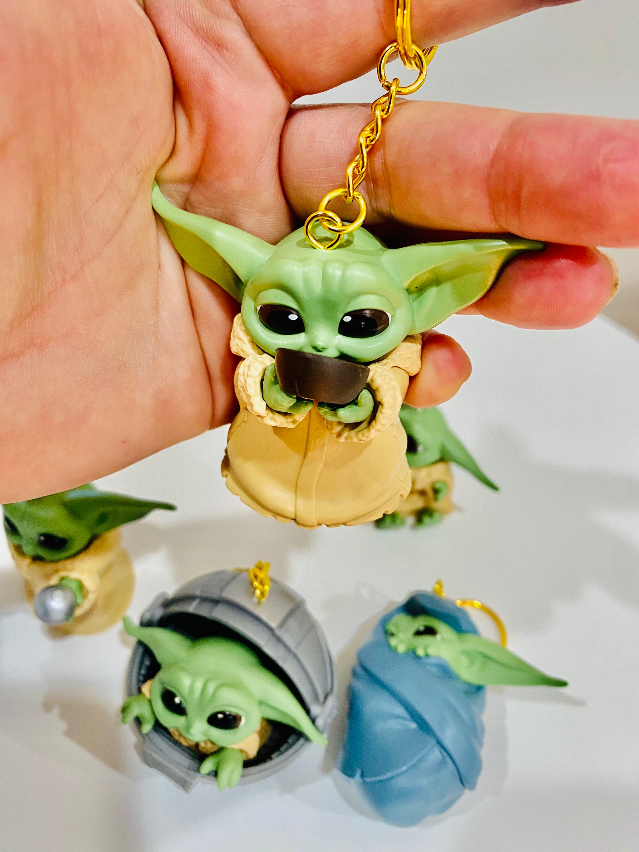 Baby Yoda Keychain Mandalorian Keychain Backpack Toy Baby Yoda Etsy