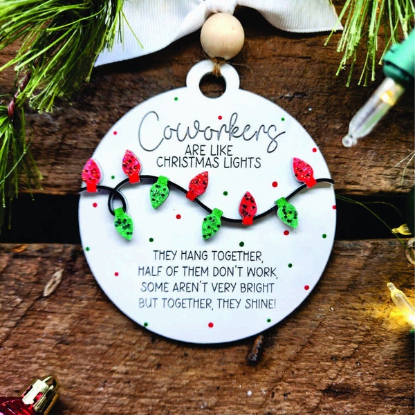 Personalized Work Ornaments Christmas Etsy