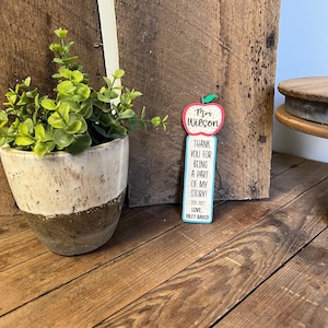 Teacher Gifts - Personalized Bookmark for Educators, Gift for Teacher, Teacher Appreciation&quot;