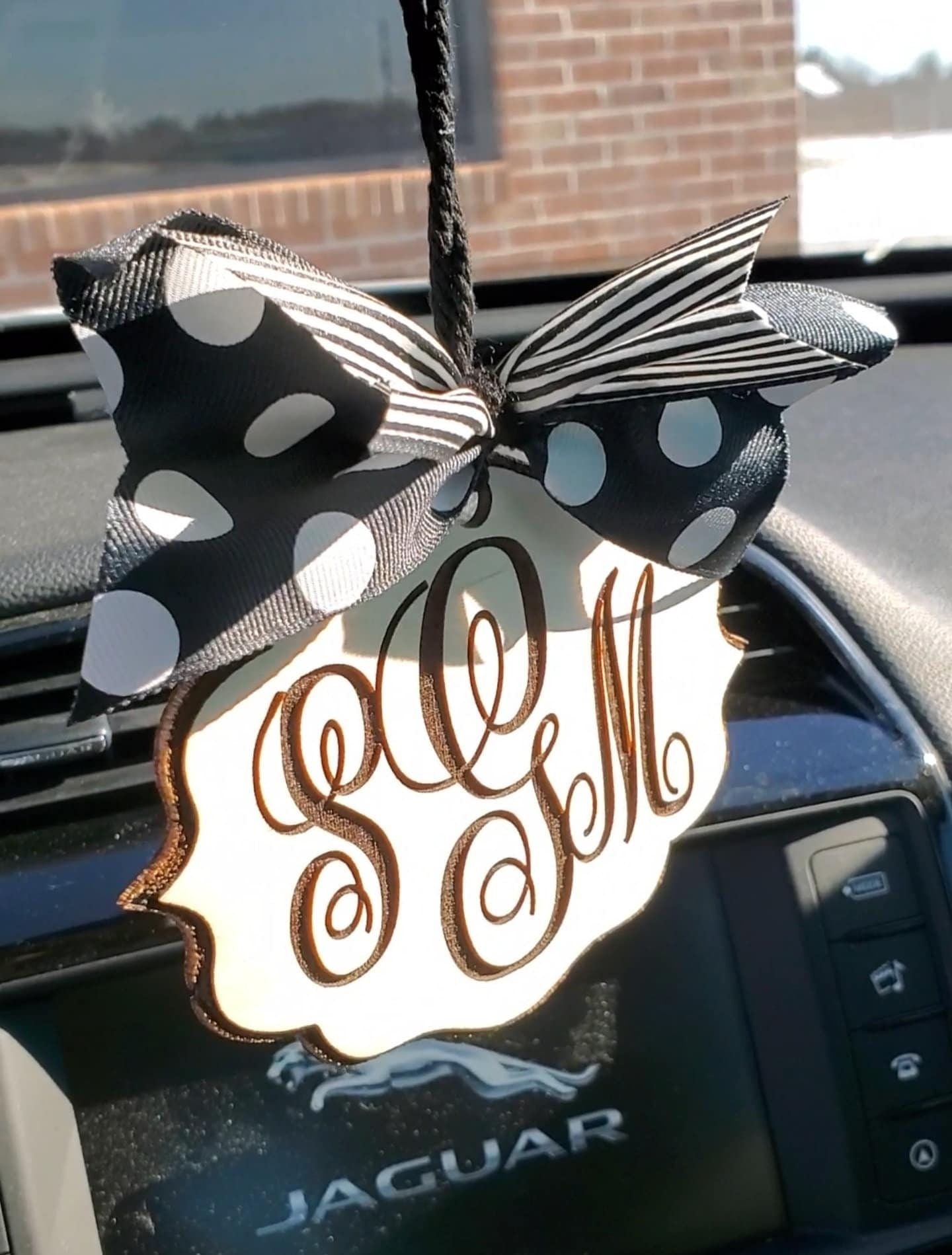 Buy Car Mirror Monogram Online In India Etsy India