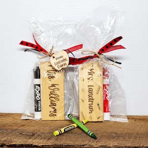 Teacher Gift Set: Personalized Whiteboard Eraser & Expo Marker - Thank You Gift, Chalkboard Eraser, Teacher Appreciation