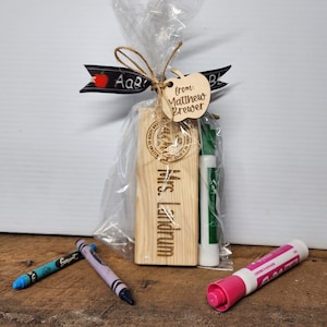 Teacher Gift Set: Personalized Whiteboard Eraser & Expo Marker - Thank You Gift, Chalkboard Eraser, Teacher Appreciation