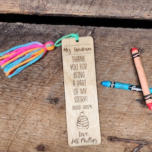 Personalized Teacher Bookmark Gift, Teacher Gifts, Gift for Teacher, Teacher Appreciation Gift