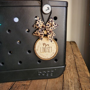 Ciondolo in legno per borsa "Maestro Bogg"/Regalo per insegnante/Regalo di ringraziamento per insegnante/Regalo per insegnante/Accessorio per insegnante