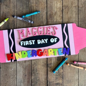 Personalized First and Last Day of School Sign, Interchangeable First and Last Day of School Sign, First Day of School Sign, Teacher Signs