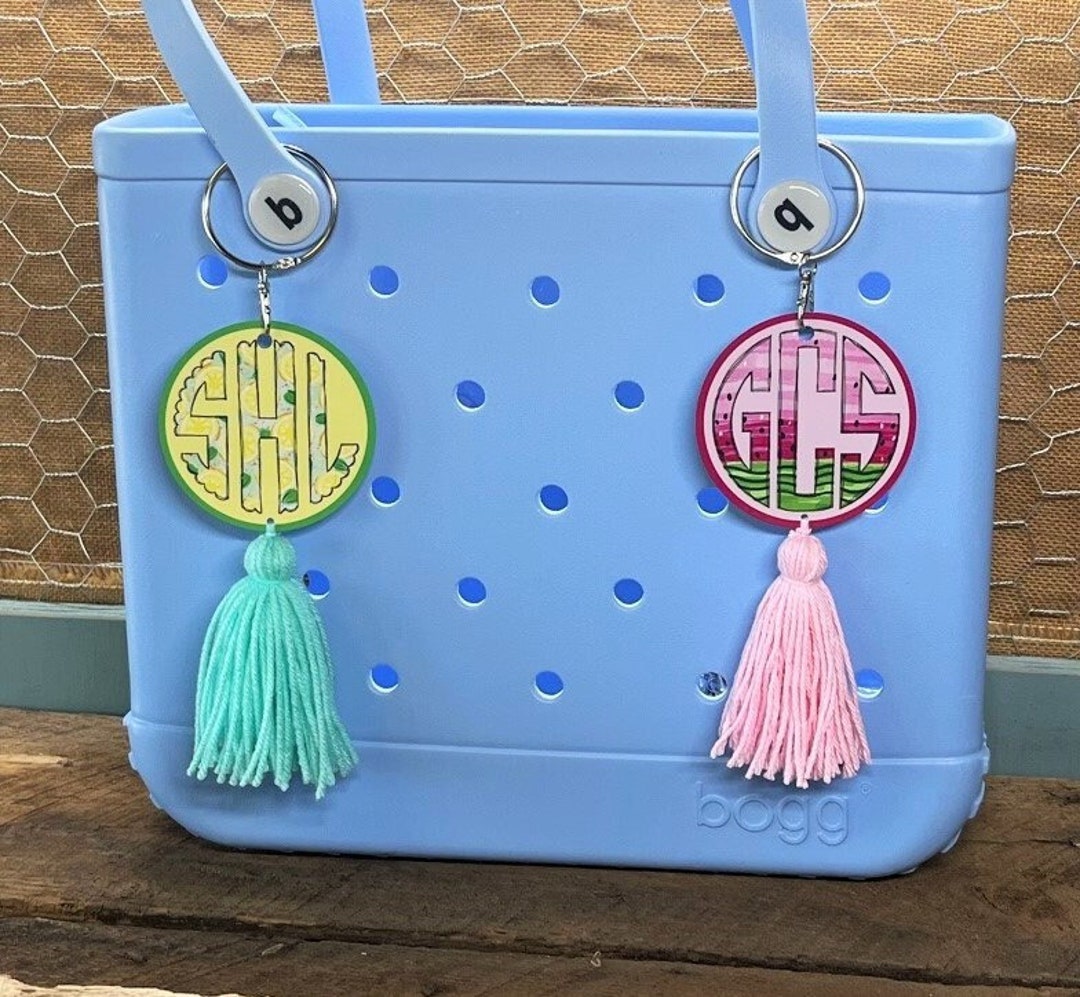 Monogrammed Bogg Charms/ Bogg Bag Charms/ Backpack Tags Etsy