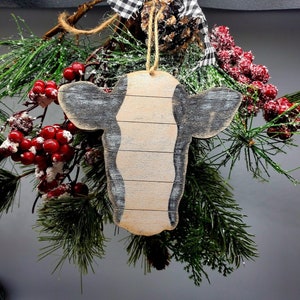 Kuh Ornament/Weihnachtsdeko 2024/Bauernhaus/Weihnachtsdeko 2024