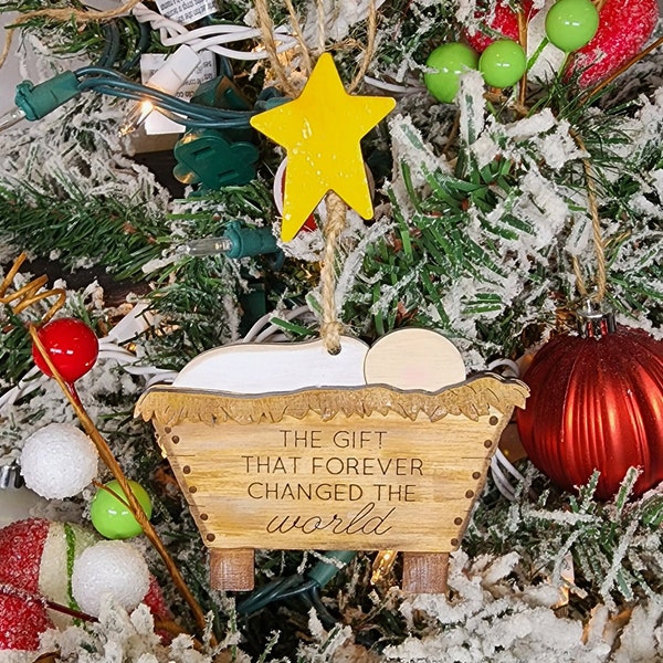 Baby Jesus Manger Etsy